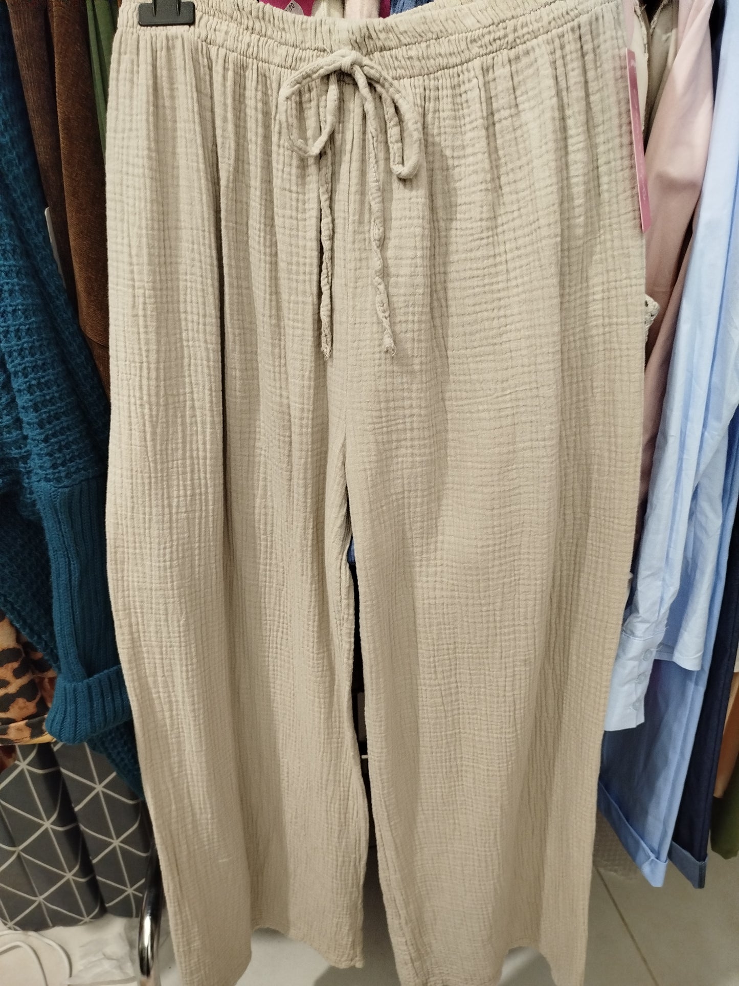 Pantalon gaze de coton