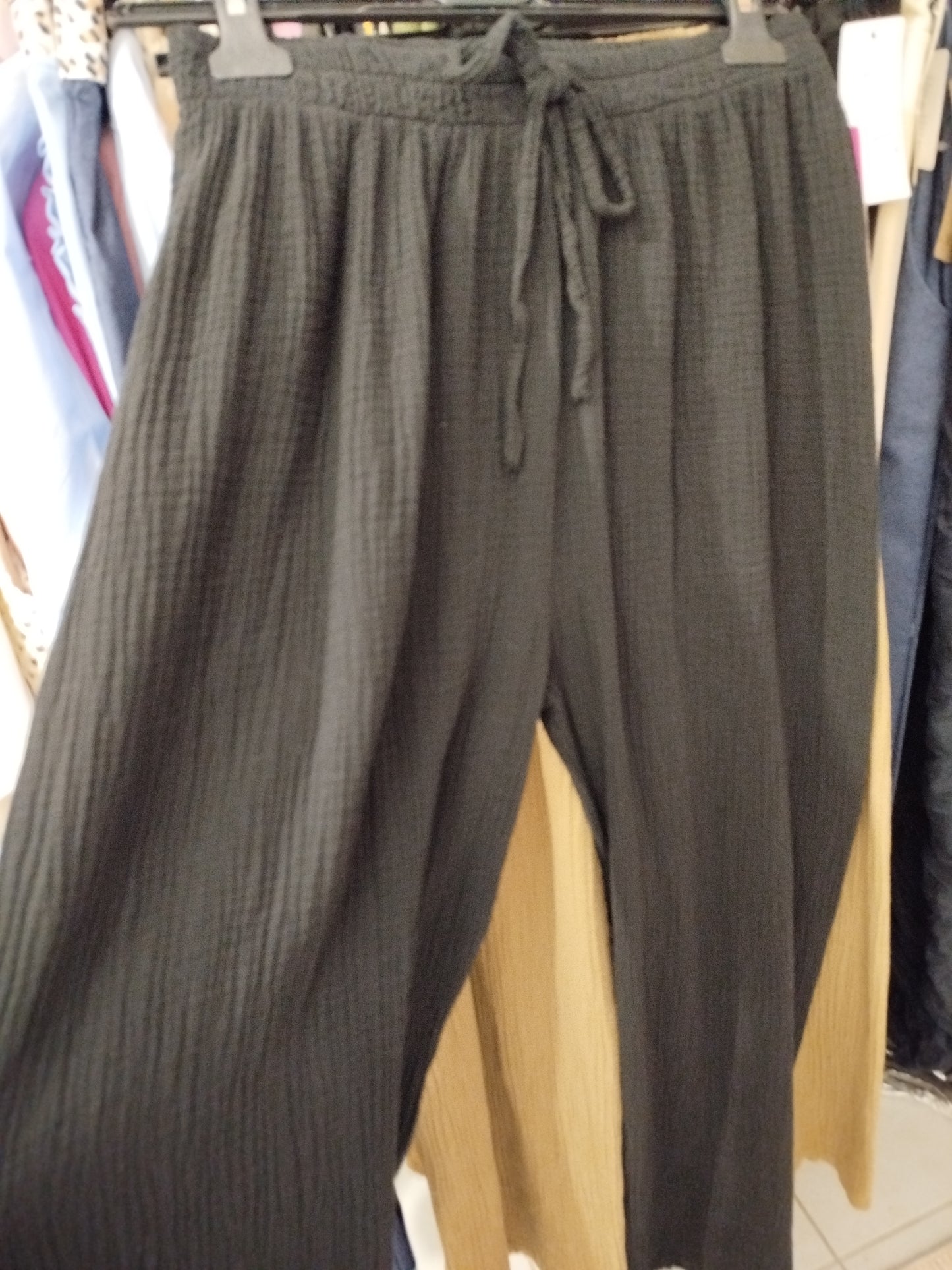 Pantalon gaze de coton