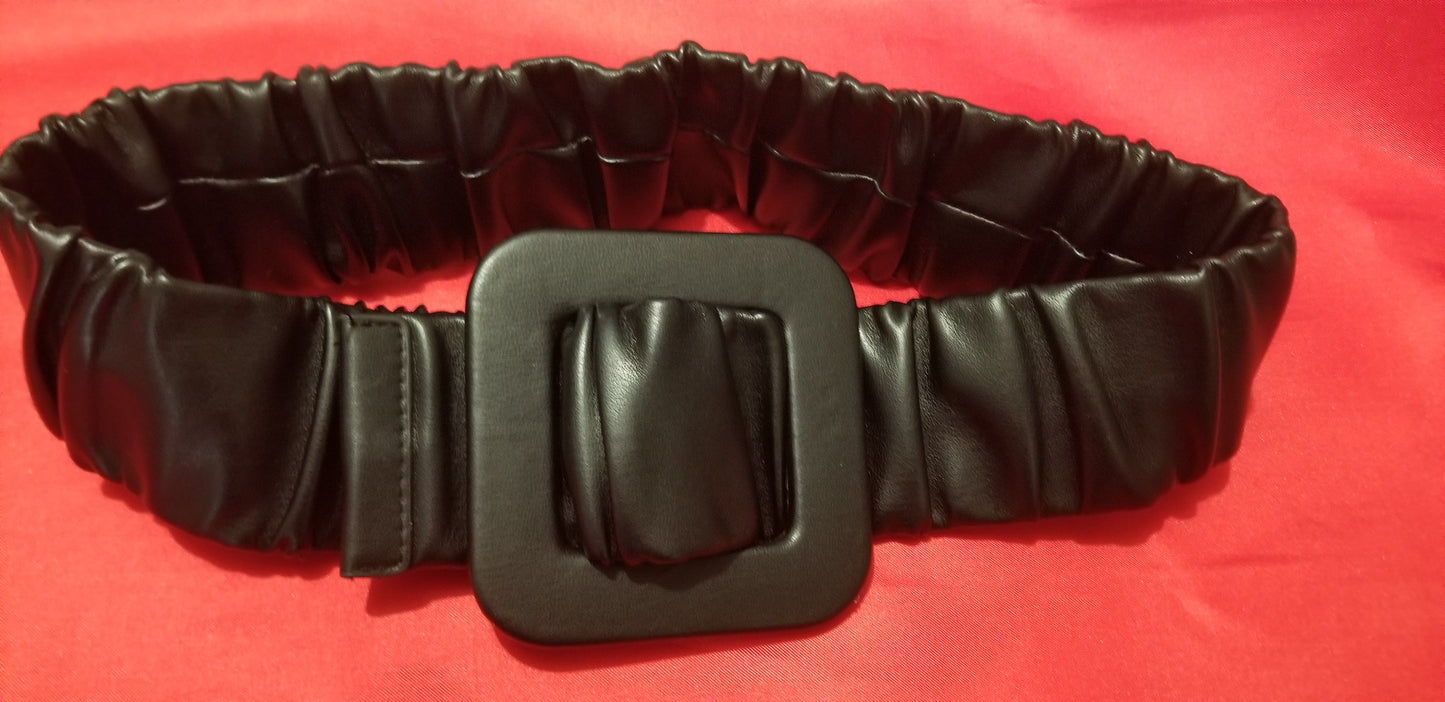 Ceinture Plissé noire