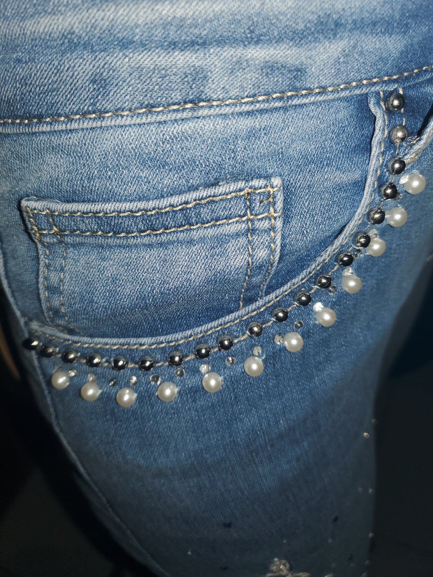 Jeans Perles